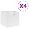 Storage Boxes 4 Pcs Non-Woven Fabric 28X28X28 Cm