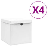 Storage Boxes 4 Pcs Non-Woven Fabric 28X28X28 Cm