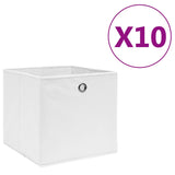 Storage Boxes 4 Pcs Non-Woven Fabric 28X28X28 Cm
