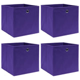 Storage Boxes 4 Pcs Non-Woven Fabric 28X28X28 Cm