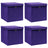 Storage Boxes 4 Pcs Non-Woven Fabric 28X28X28 Cm