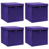 Storage Boxes 4 Pcs Non-Woven Fabric 28X28X28 Cm