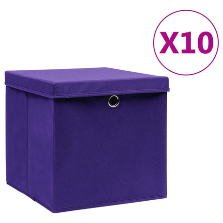 Storage Boxes 4 Pcs Non-Woven Fabric 28X28X28 Cm
