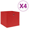 Storage Boxes 4 Pcs Non-Woven Fabric 28X28X28 Cm