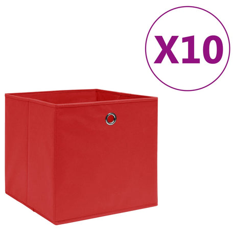 Storage Boxes 4 Pcs Non-Woven Fabric 28X28X28 Cm
