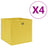 Storage Boxes 4 Pcs Non-Woven Fabric 28X28X28 Cm