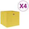 Storage Boxes 4 Pcs Non-Woven Fabric 28X28X28 Cm