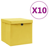 Storage Boxes 4 Pcs Non-Woven Fabric 28X28X28 Cm