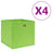 Storage Boxes 4 Pcs Non-Woven Fabric 28X28X28 Cm