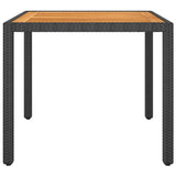 Garden Table 90X90X75 Cm Poly Rattan