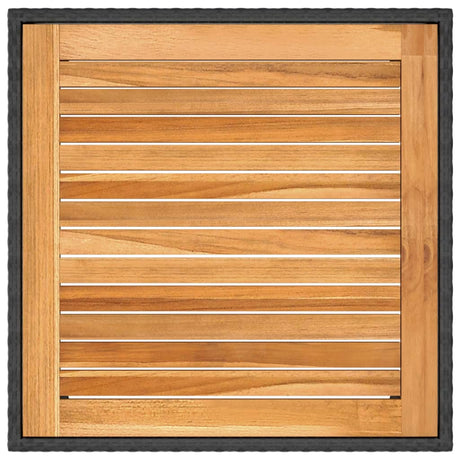 Garden Table 90X90X75 Cm Poly Rattan