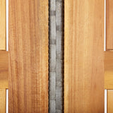 Garden Table 190X90X75 Cm Poly Rattan And Acacia Wood