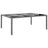 Garden Table With Glass Top 200X150X75 Cm Rattan