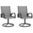 Garden Swivel Chairs 2 Pcs Textilene And Steel