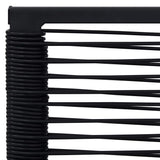 Garden Chairs 4 Pcs Pvc Rattan Black