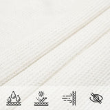 Sunshade Sail 160 g/m² White 2.5x4.5 m HDPE