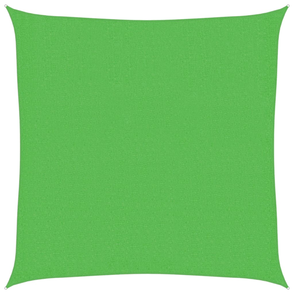 Sunshade Sail 160 g/m² Light Green 3x3 m HDPE