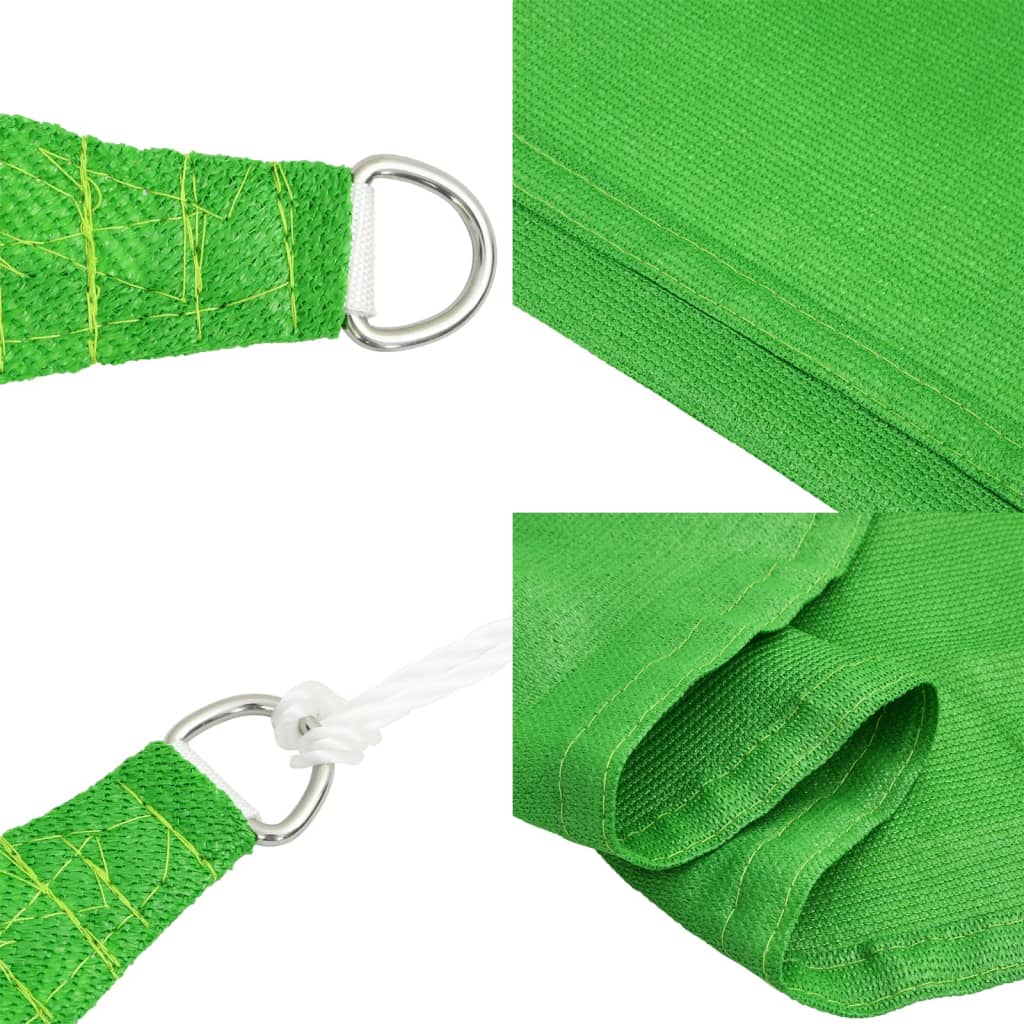 Sunshade Sail 160 g/m² Light Green 3x3 m HDPE