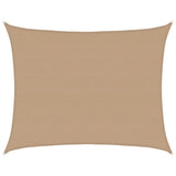 Sunshade Sail 160 g/m² Taupe 6x8 m HDPE