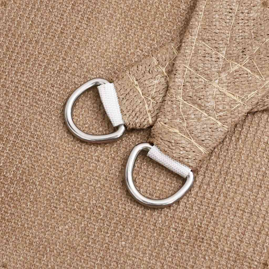 Sunshade Sail 160 g/m² Taupe 6x8 m HDPE