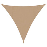 Sunshade Sail 160 g/m² Taupe 6x6x6 m HDPE