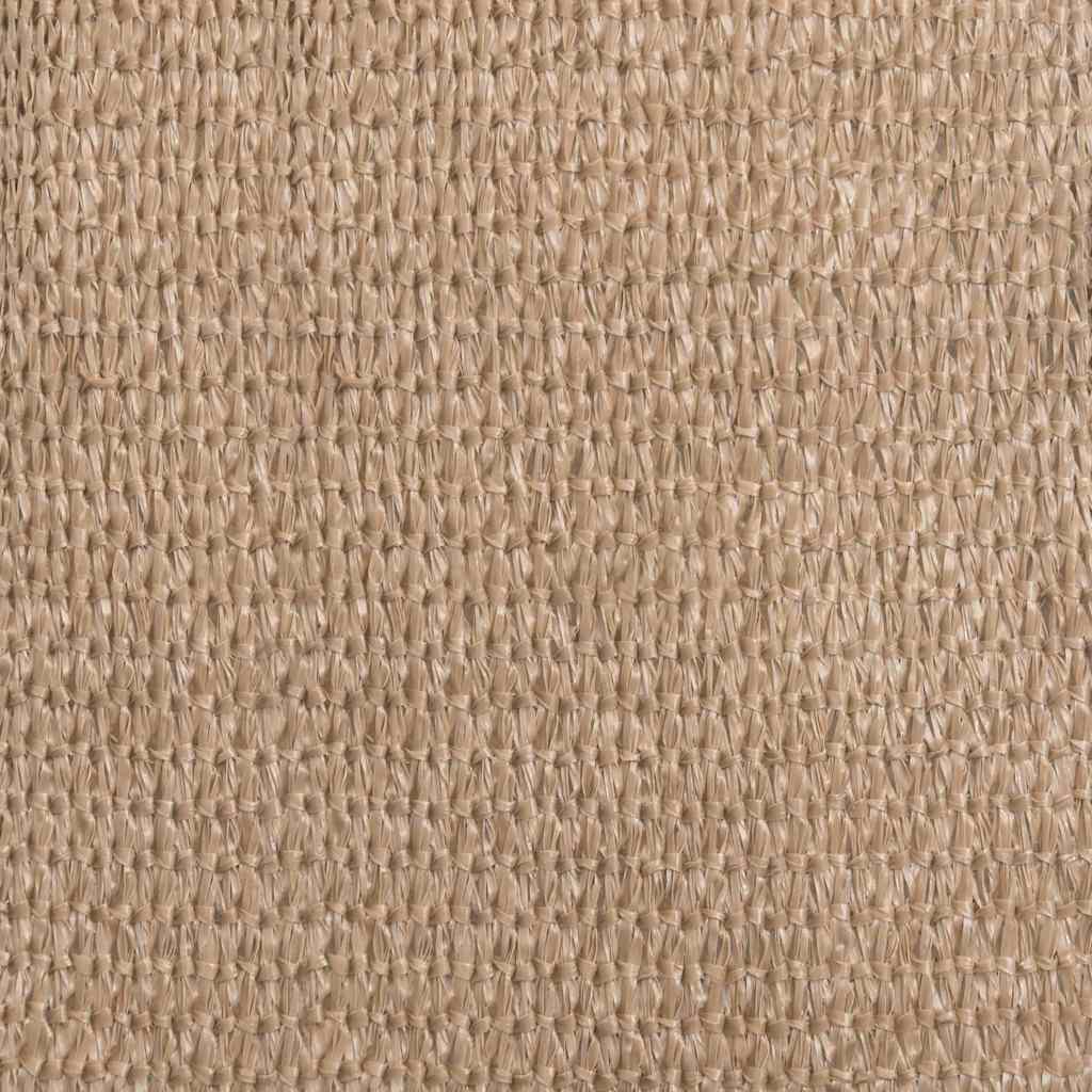 Sunshade Sail 160 g/m² Taupe 6x6x6 m HDPE