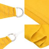 Sunshade Sail 160 g/m² Yellow 3x4.5 m HDPE