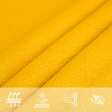 Sunshade Sail 160 g/m² Yellow 3x4.5 m HDPE