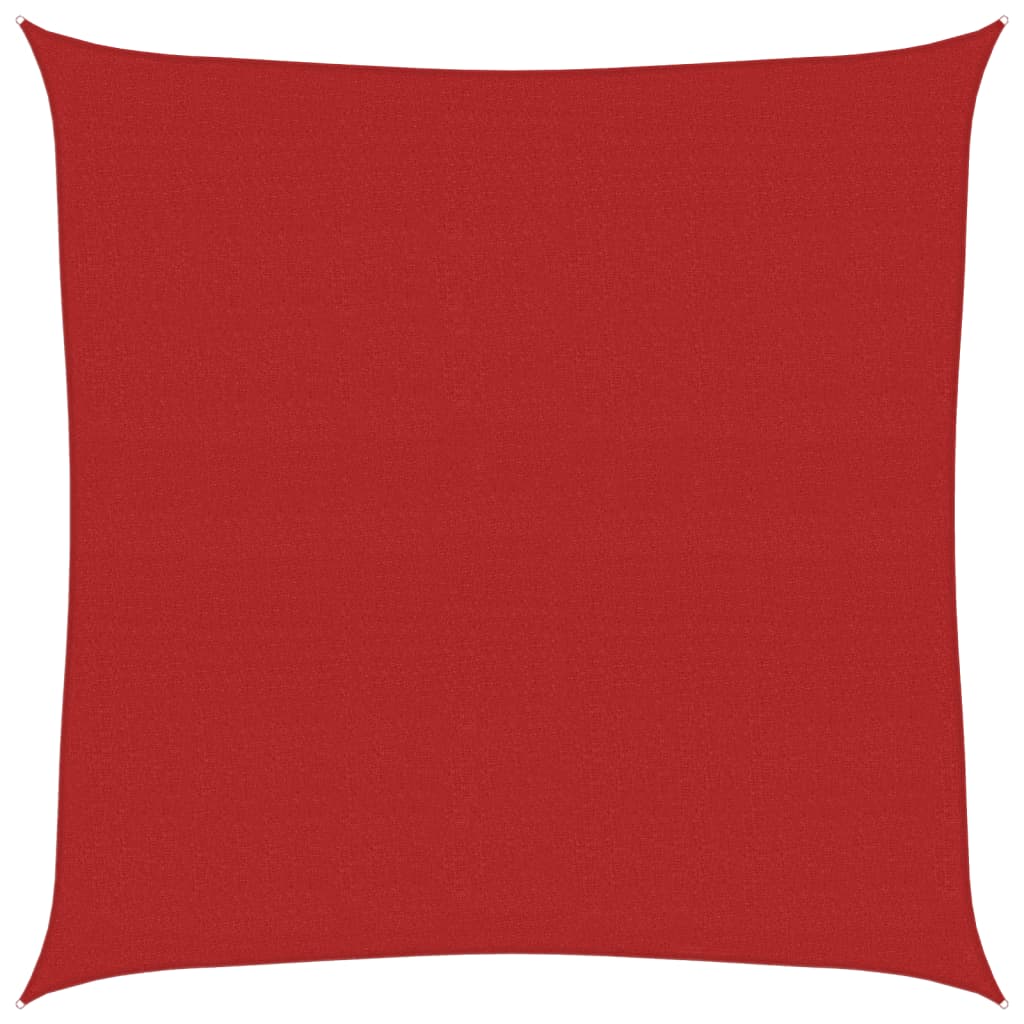 Sunshade Sail 160 g/m² Red 7x7 m HDPE