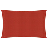 Sunshade Sail 160 g/m² Red 3x6 m HDPE
