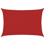 Sunshade Sail 160 g/m² Red 4x6 m HDPE