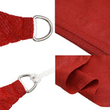 Sunshade Sail 160 g/m² Red 4x6 m HDPE