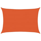 Sunshade Sail 160 g/m² Rectangular Orange 5x7 m HDPE