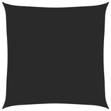 Sunshade Sail 160 g/m² Black 4x4 m HDPE