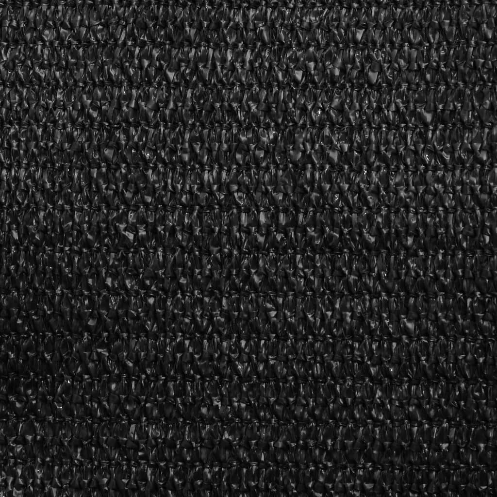 Sunshade Sail 160 g/m² Black 4x4 m HDPE