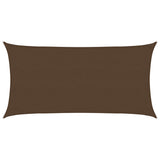 Sunshade Sail 160 g/m² Brown 3x6 m HDPE