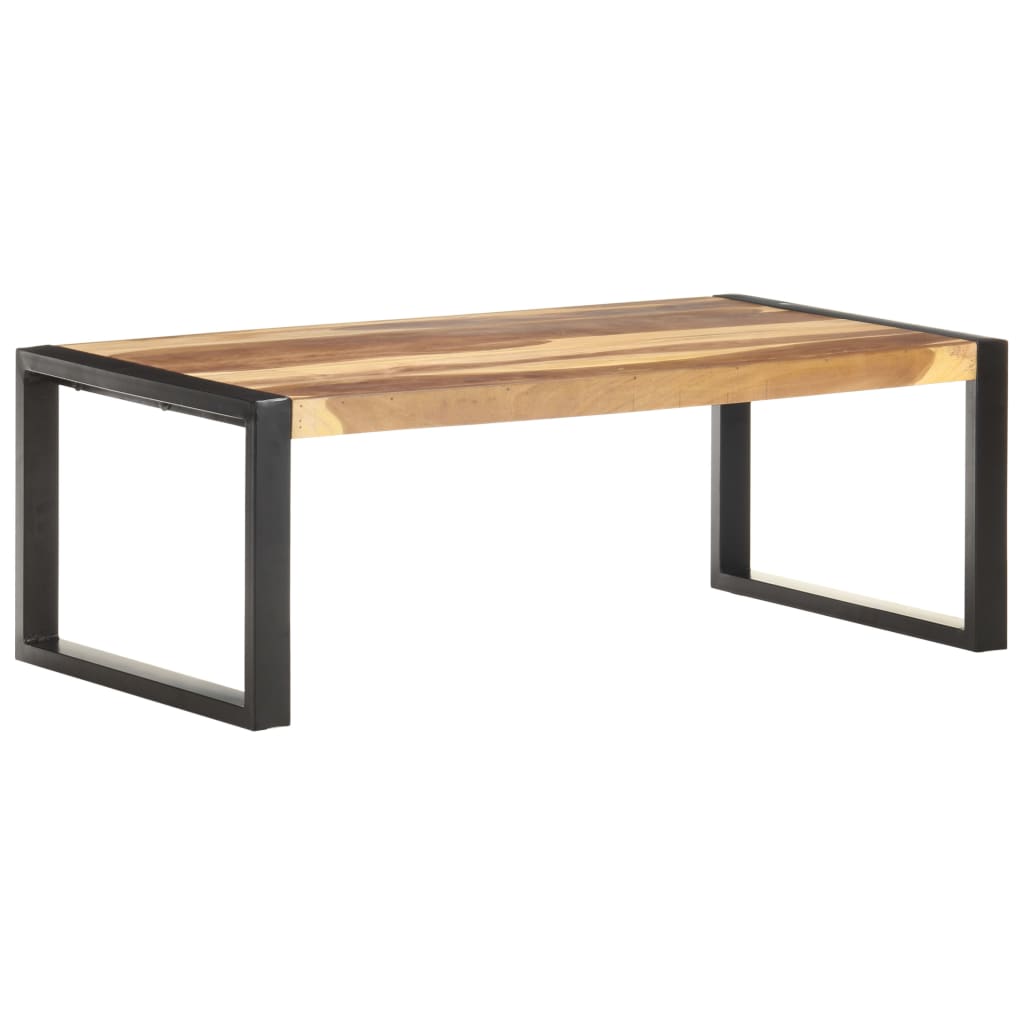 Coffee Table 110X60X40 Cm Rough Mango Wood