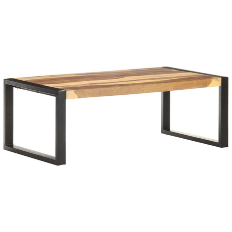 Coffee Table 110X60X40 Cm Rough Mango Wood