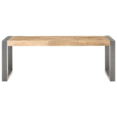 Coffee Table 110X60X40 Cm Rough Mango Wood