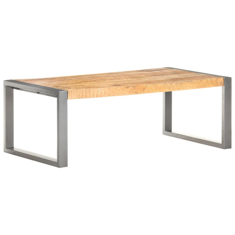 Coffee Table 110X60X40 Cm Rough Mango Wood