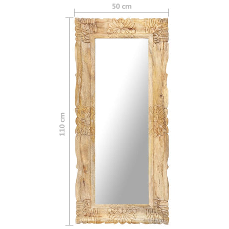 Mirror Solid Mango Wood