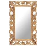 Hand Carved Mirror 110X50 Cm Solid Mango Wood