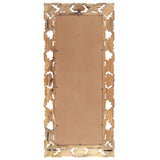 Hand Carved Mirror 110X50 Cm Solid Mango Wood