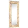 Hand-Carved Mirror Solid Mango Wood