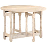 Dining Table Round 110X76 Cm Solid Mango Wood