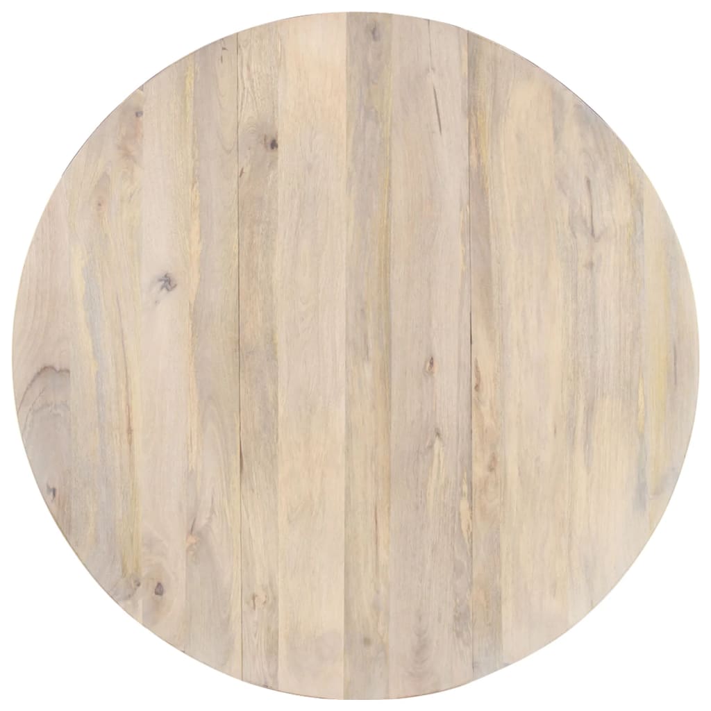 Dining Table Round 110X76 Cm Solid Mango Wood