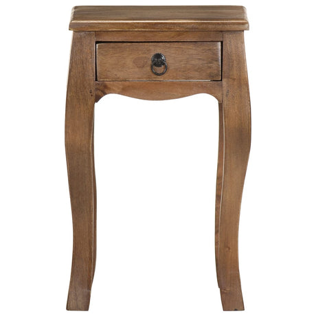 Bed Cabinet 28X28X46 Cm Solid Mango Wood