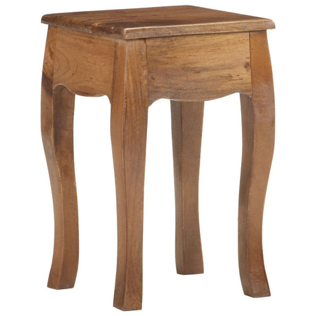 Bed Cabinet 28X28X46 Cm Solid Mango Wood