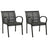 Garden Chairs 2 Pcs Steel And Wpc