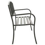 Garden Bench 125 Cm Steel